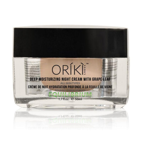 Deep moisturizing night cream
 w/Grape Leaf
