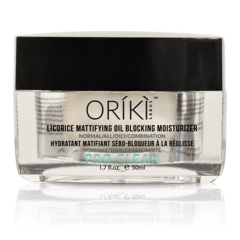 Licorice Mattifying Oil Blocking 
Moisturizer
